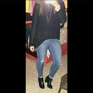 Express high waisted jeans